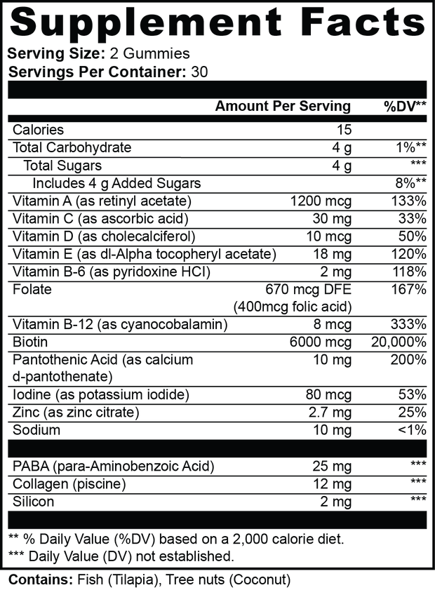 Hair, Skin & Nails Gummies