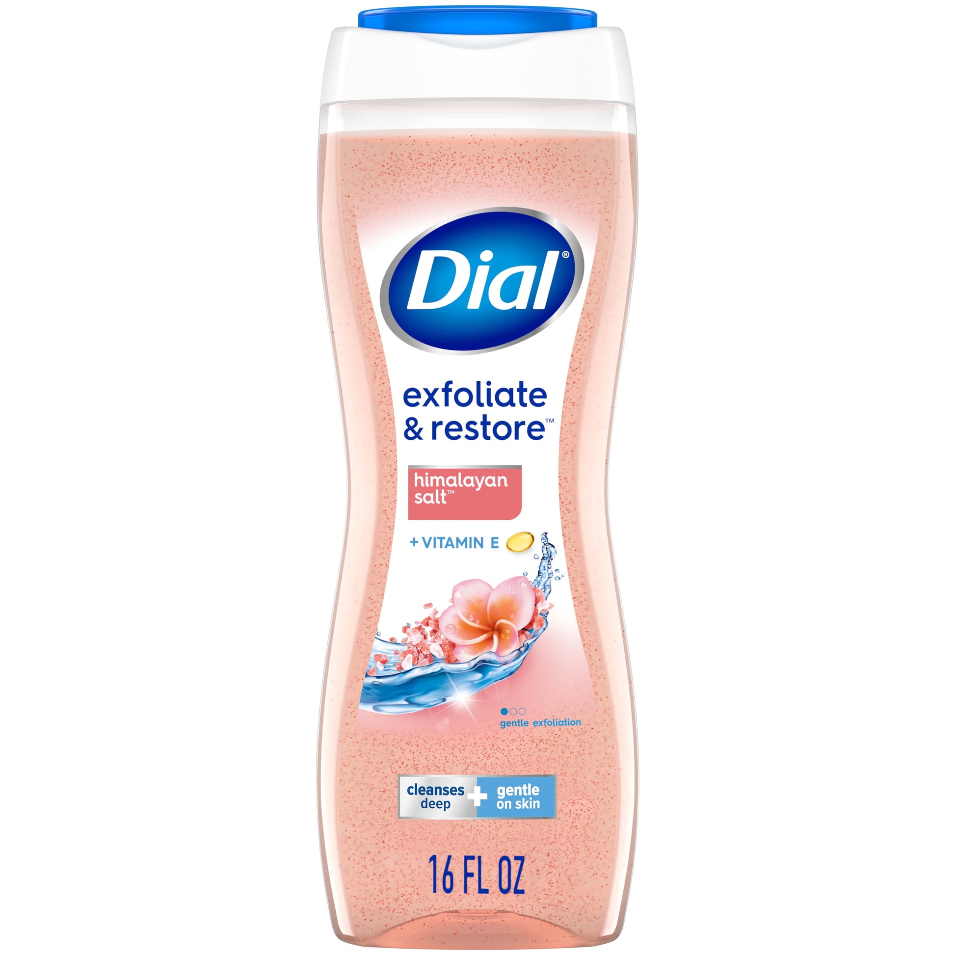 Body Wash, Exfoliate & Restore Himalayan Salt, 16 Fl Oz