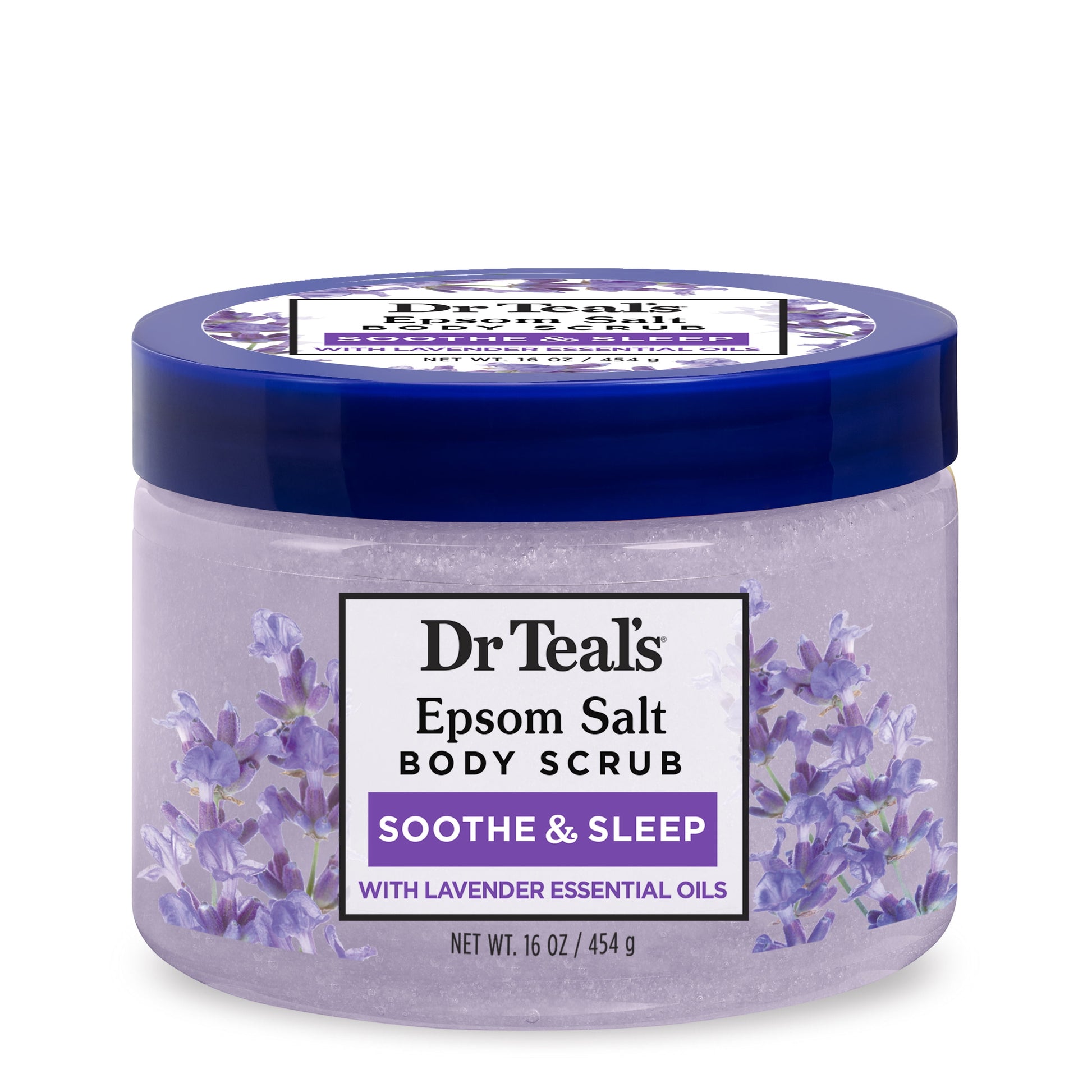 Exfoliate & Renew Lavender Epsom Salt Body Scrub, 16 Oz